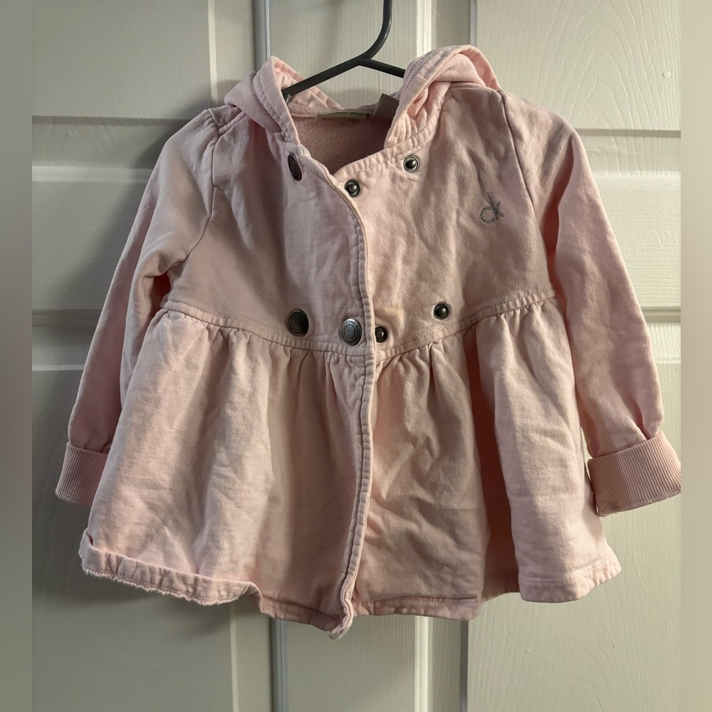 3T Calvin Klein Light Pink Kids Peacoat